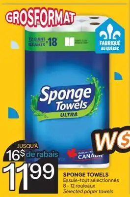 Brunet SPONGE TOWELS offer