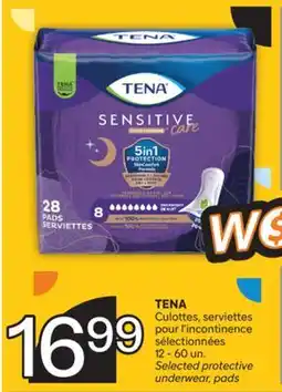 Brunet TENA Culottes, serviettes pour l'incontinence sélectionnées offer