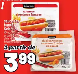 Metro SAUCISSES FUMÉES SELECTION | SELECTION WIENERS offer