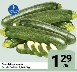 Pasquier Zucchinis verte offer