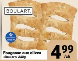 Pasquier Fougasse aux olives Boulart offer