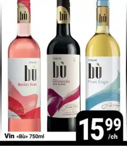 Pasquier Vin Bù offer