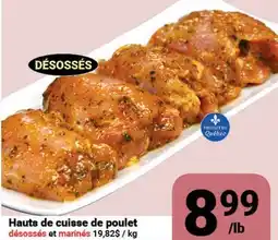 Pasquier Hauts de cuisse de poulet désossés et marinés offer
