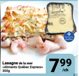 Pasquier Lasagne de la mer Aliments Québec Express offer