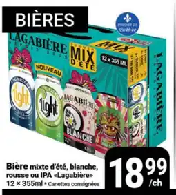 Pasquier Bière mixte d'été, blanche, rouge ou IPA Lagabière offer