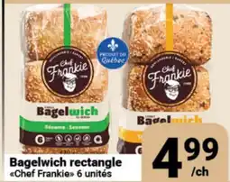 Pasquier Bagelwich rectangle Chef Frankie 6 unités offer