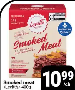 Pasquier Smoked meat Levitt's offer