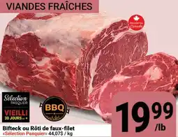 Pasquier Bifteck ou Rôti de faux-filet Sélection Pasquier offer
