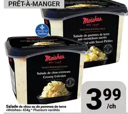 Pasquier Salade de chou ou de pommes de terre Moishes offer