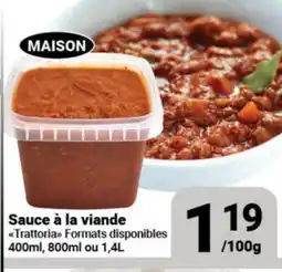 Pasquier Sauce à la viande Trattoria Maison offer