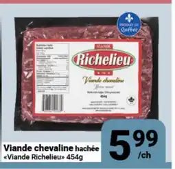 Pasquier Viande chevaline hachée Viande Richelieu offer