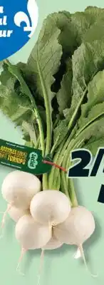 IGA WHITE TURNIPS offer