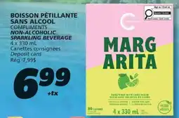 IGA COMPLIMENTS NON-ALCOHOLIC SPARKLING BEVERAGE offer