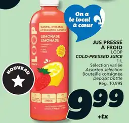 IGA LOOP COLD-PRESSED JUICE offer