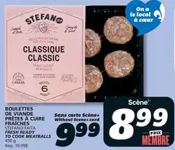IGA STEFANO FAITA FRESH READY TO COOK MEATBALLS offer
