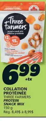 IGA THREE FARMERS PROTEIN SNACK MIX offer