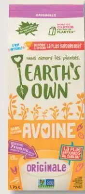 IGA EARTH'S OWN PLANT-BASED BEVERAGE offer