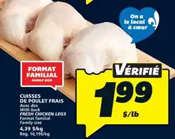 IGA FRESH CHICKEN LEGS offer