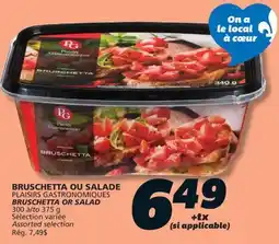 IGA BRUSCHETTA OR SALAD offer