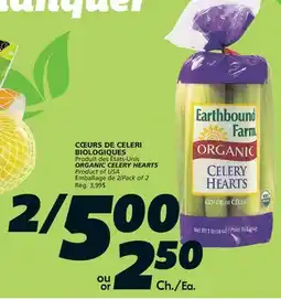 IGA ORGANIC CELERY HEARTS Pack of 2 offer