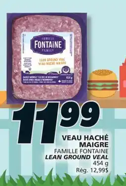 IGA FAMILLE FONTAINE LEAN GROUND VEAL offer