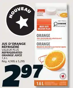 IGA VALEUR PLUS REFRIGERATED ORANGE JUICE offer