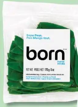 IGA BORN SNOW OR SUGAR PEAS offer