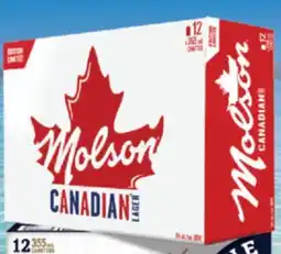 IGA MOLSON CANADIAN BEER offer