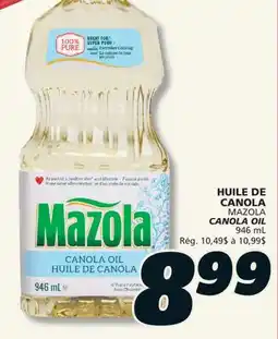 IGA MAZOLA CANOLA OIL offer