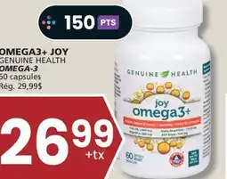 IGA GENUINE HEALTH OMEGA-3 offer