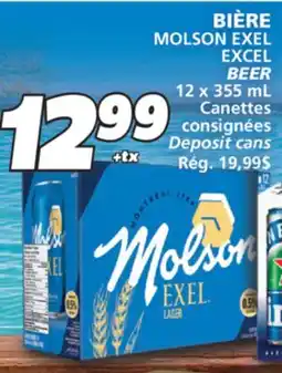 IGA MOLSON EXEL EXCEL BEER offer