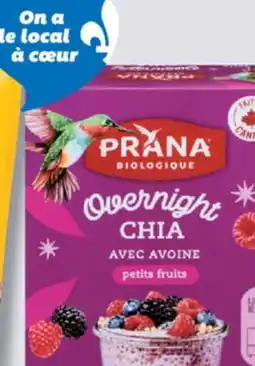 IGA PRANA OVERNIGHT CHIA offer