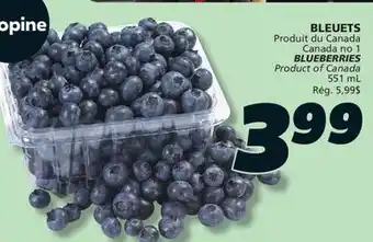 IGA BLUEBERRIES offer