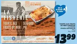 IGA LA FISHERIE FROZEN SEAFOOD PIE offer