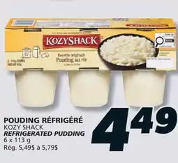 IGA KOZY SHACK REFRIGERATED PUDDING offer