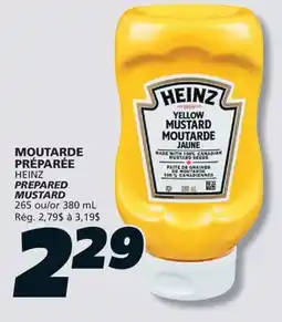 IGA HEINZ PREPARED MUSTARD offer