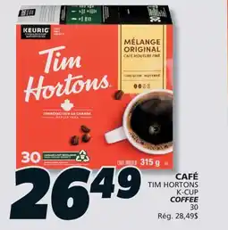 IGA TIM HORTONS K-CUP COFFEE offer