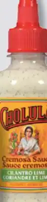 IGA CHOLULA TACO SAUCE, CREMOSA SAUCE OR HOT SAUCE offer