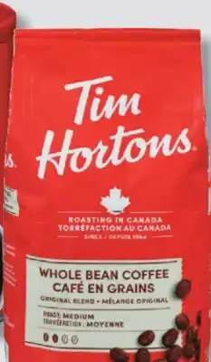 IGA TIM HORTONS COFFEE BEANS offer
