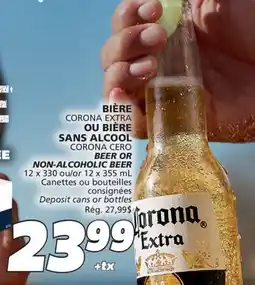 IGA CORONA EXTRA BEER OR NON-ALCOHOLIC BEER offer