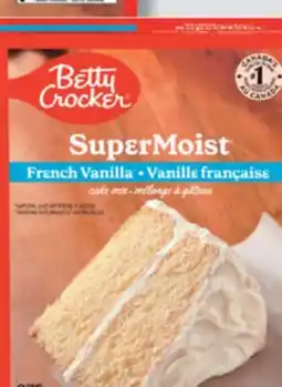 IGA BETTY CROCKER SUPERMOIST CAKE MIX offer