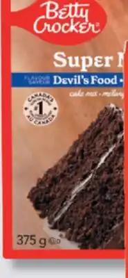 IGA BETTY CROCKER SUPERMOIST CAKE MIX offer