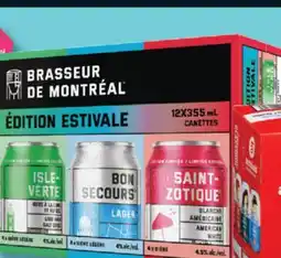 IGA BRASSEUR DE MONTRÉAL ÉDITION ESTIVALE BEER offer