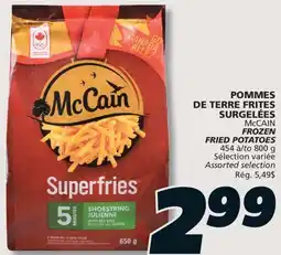 IGA McCAIN FROZEN FRIED POTATOES offer