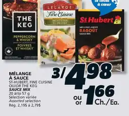 IGA ST-HUBERT SAUCE MIX offer