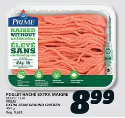 IGA MAPLE LEAF PRIME EXTRA LEAN GROUND CHICKEN offer