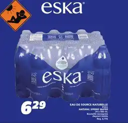 IGA ESKA NATURAL SPRING WATER offer