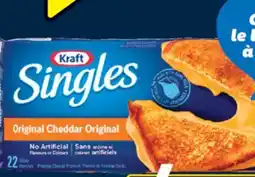 IGA KRAFT SINGLES, SLICED PROCESS CHEESE PRODUCT, CREAM CHEESE OR DIP offer