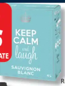 IGA WHITE OR RED WINE KEEP CALM offer