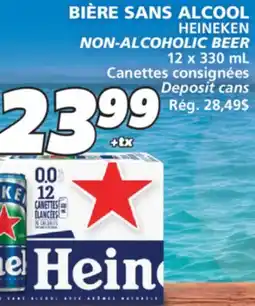 IGA HEINEKEN NON-ALCOHOLIC BEER offer
